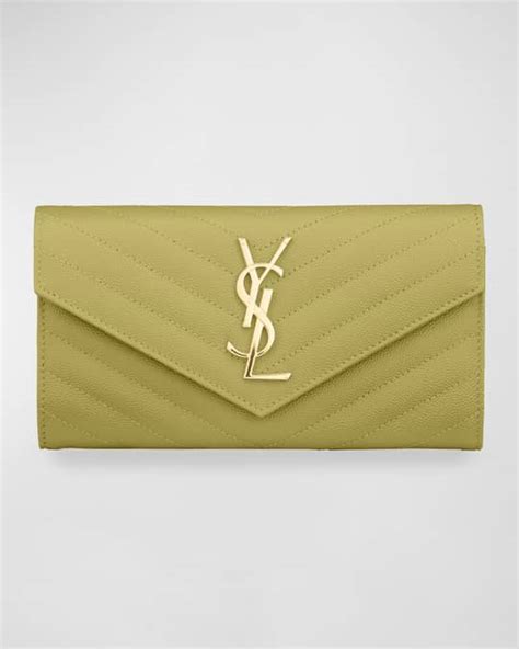 Saint Laurent YSL Monogram Large Flap Wallet in .